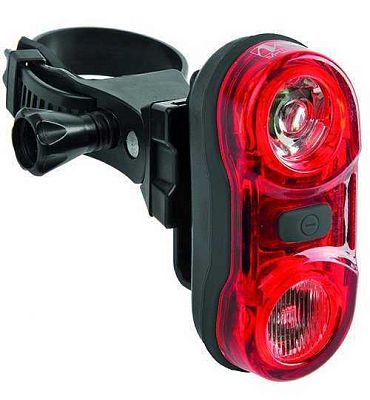 Превью  Велофонарь задний M-WAVE Helios 3.2 2 диода / 3 режима 0,5W